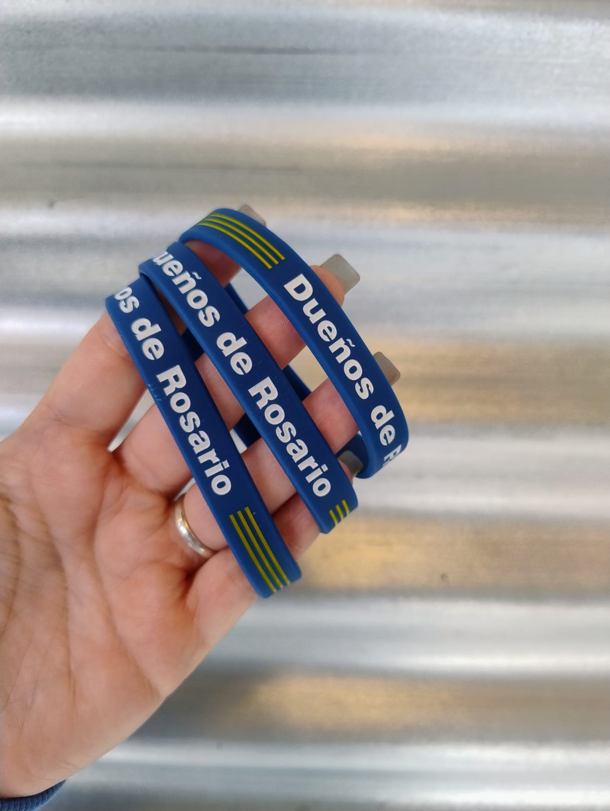 Pulsera Goma Dueños de Rosario