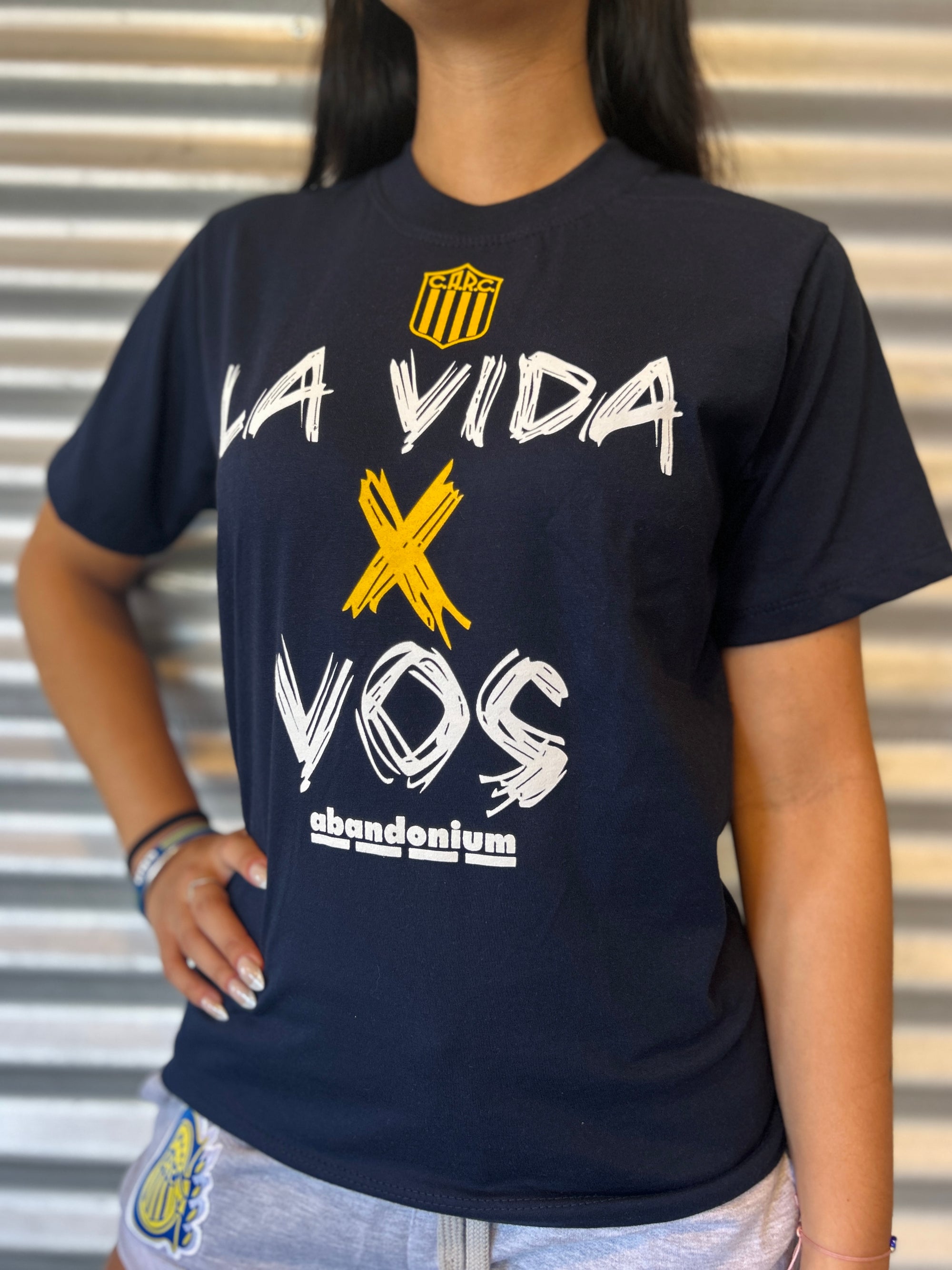 Remera MC Niño/Niña La Vida X Vos