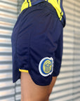 Short de Acetato Vivos Azul Marino
