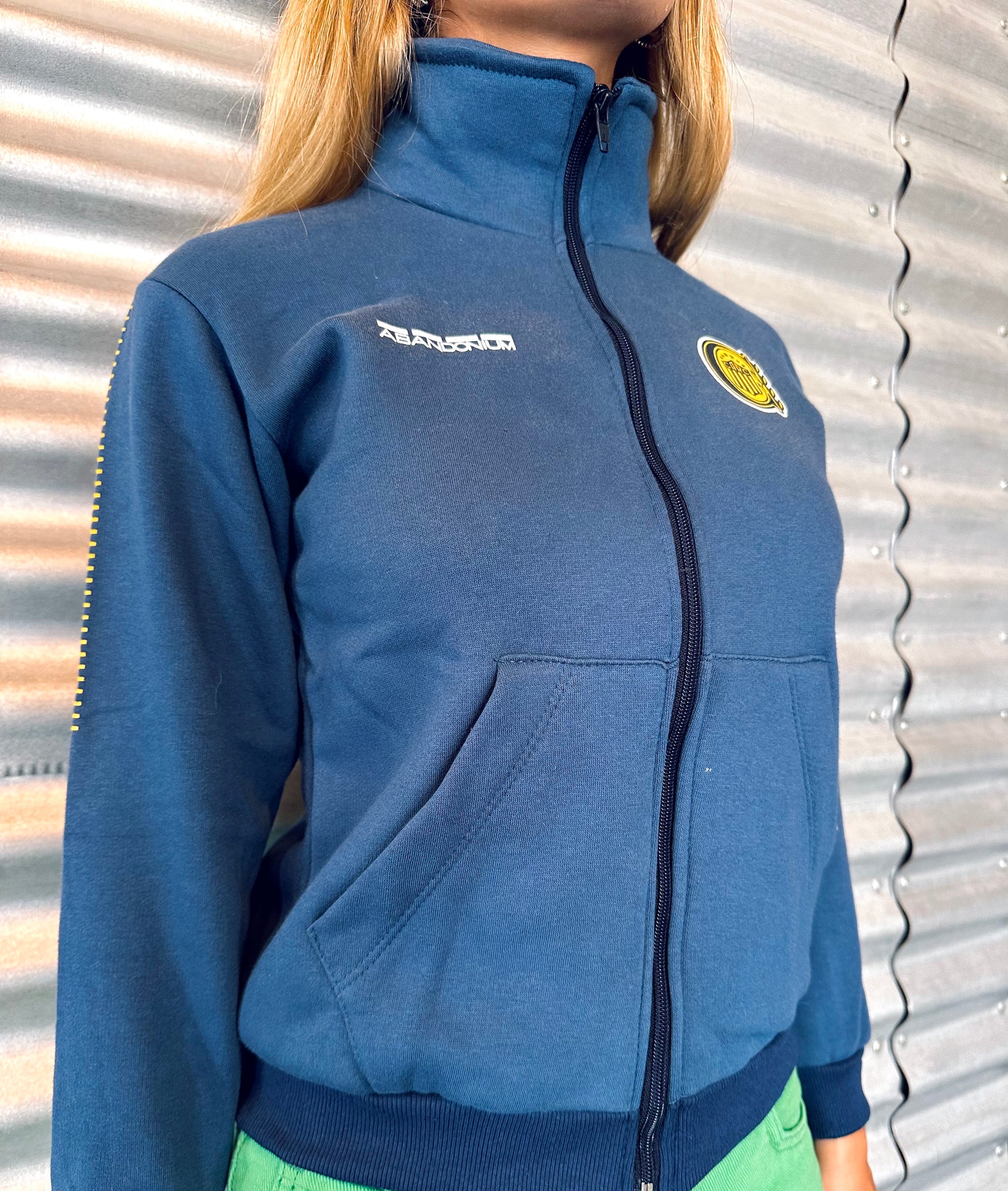 Campera Cuello Polo Niño/ Niña Rosario Central Oblicuo