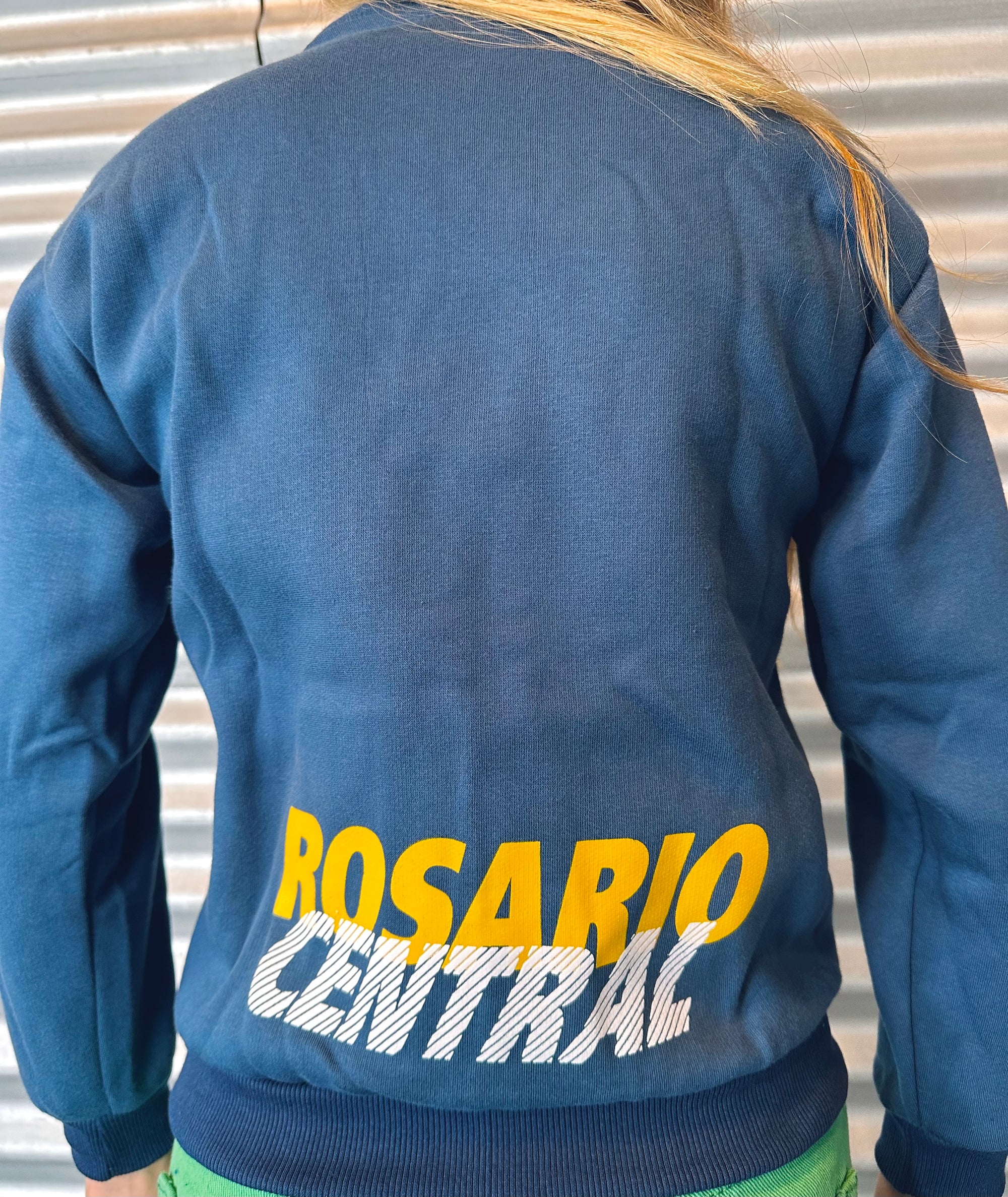 Campera Cuello Polo Niño/ Niña Rosario Central Oblicuo