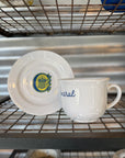Taza de Cerámica con Plato