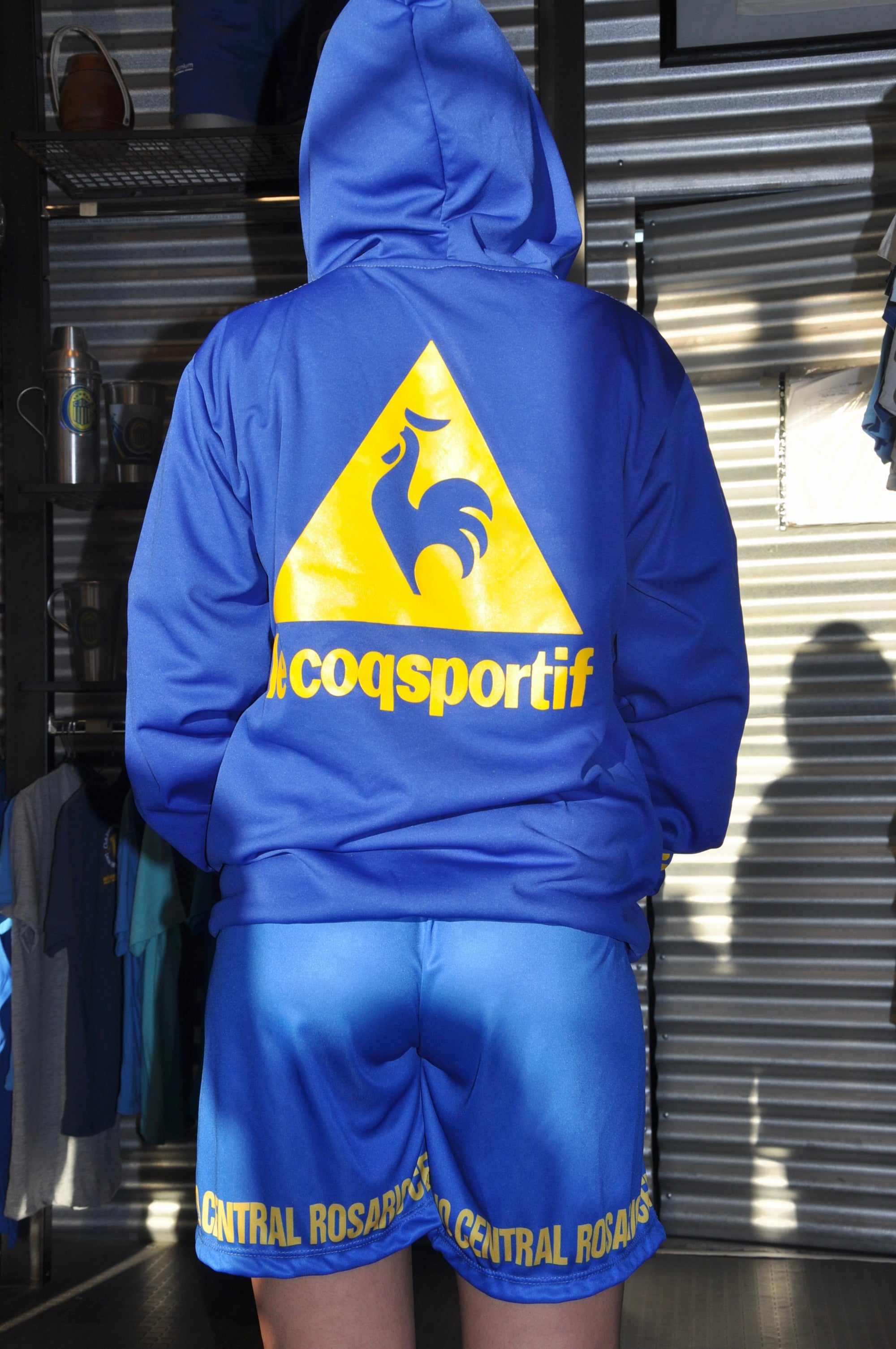 Campera Acetato Azul Francia