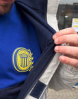 Conjunto Azul Combinado en Deportivo Frisado