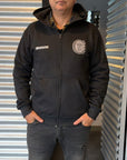 Campera Negra Frisa Premium