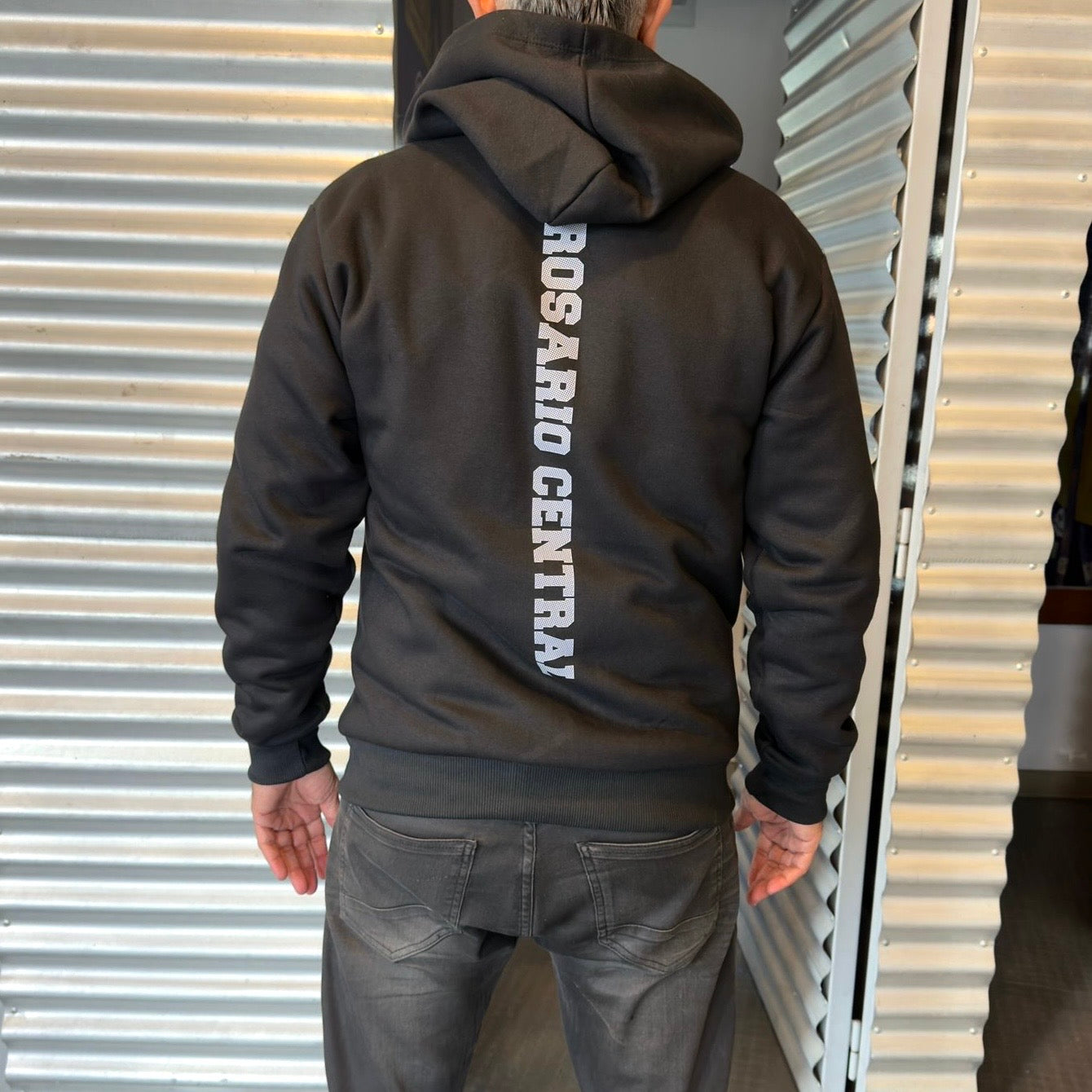 Campera Negra Frisa