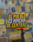 Calco El Pueblo es Hincha de Central