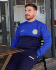 Conjunto Azul Combinado en Deportivo Frisado