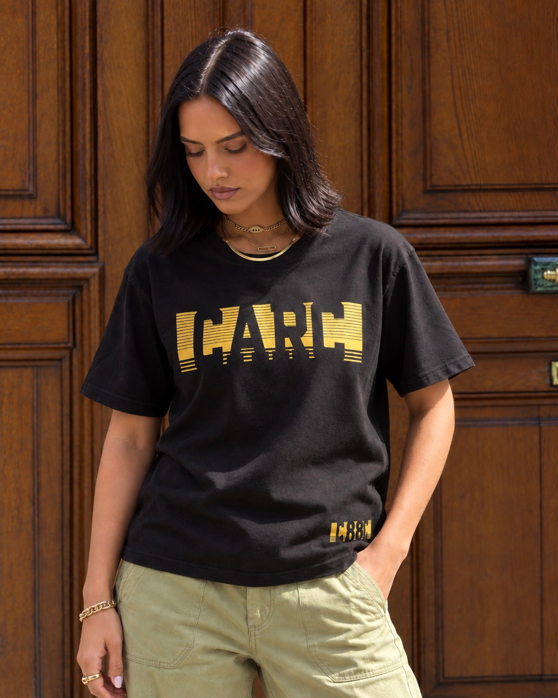 Remera Negra Dama