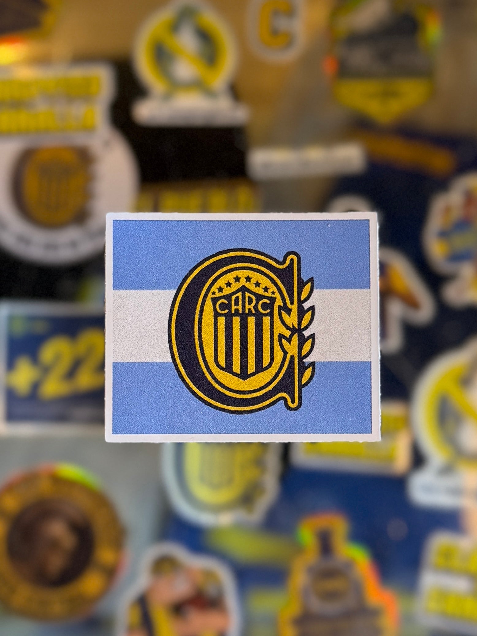 Calco Bandera Argentina Escudo Central