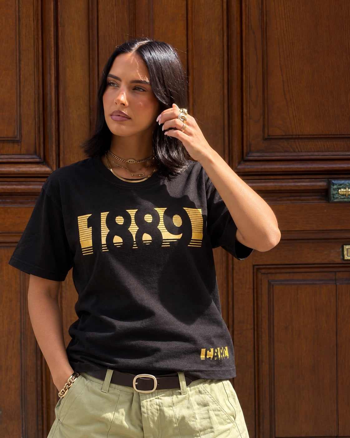 Remera Negra Dama