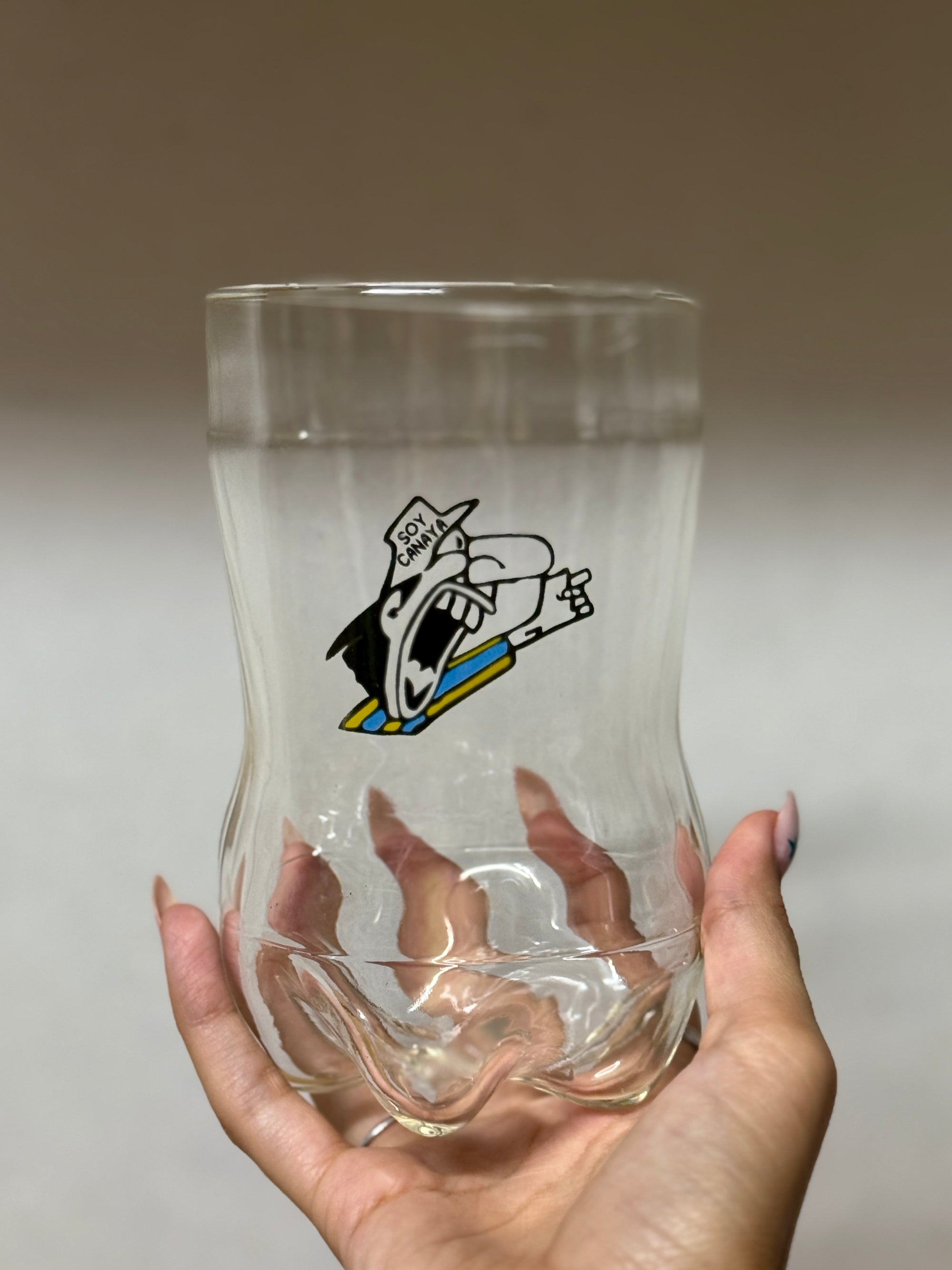 Vaso de Vidrio Botella Cortada
