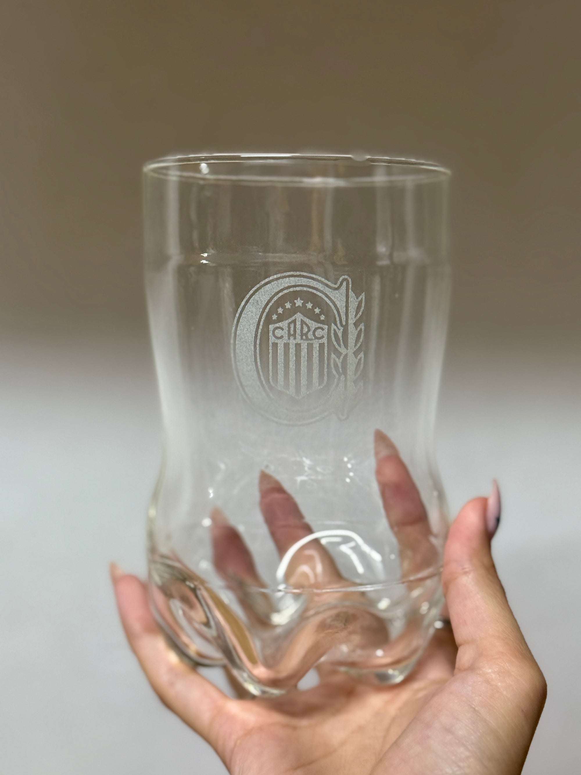 Vaso de Vidrio Botella Cortada
