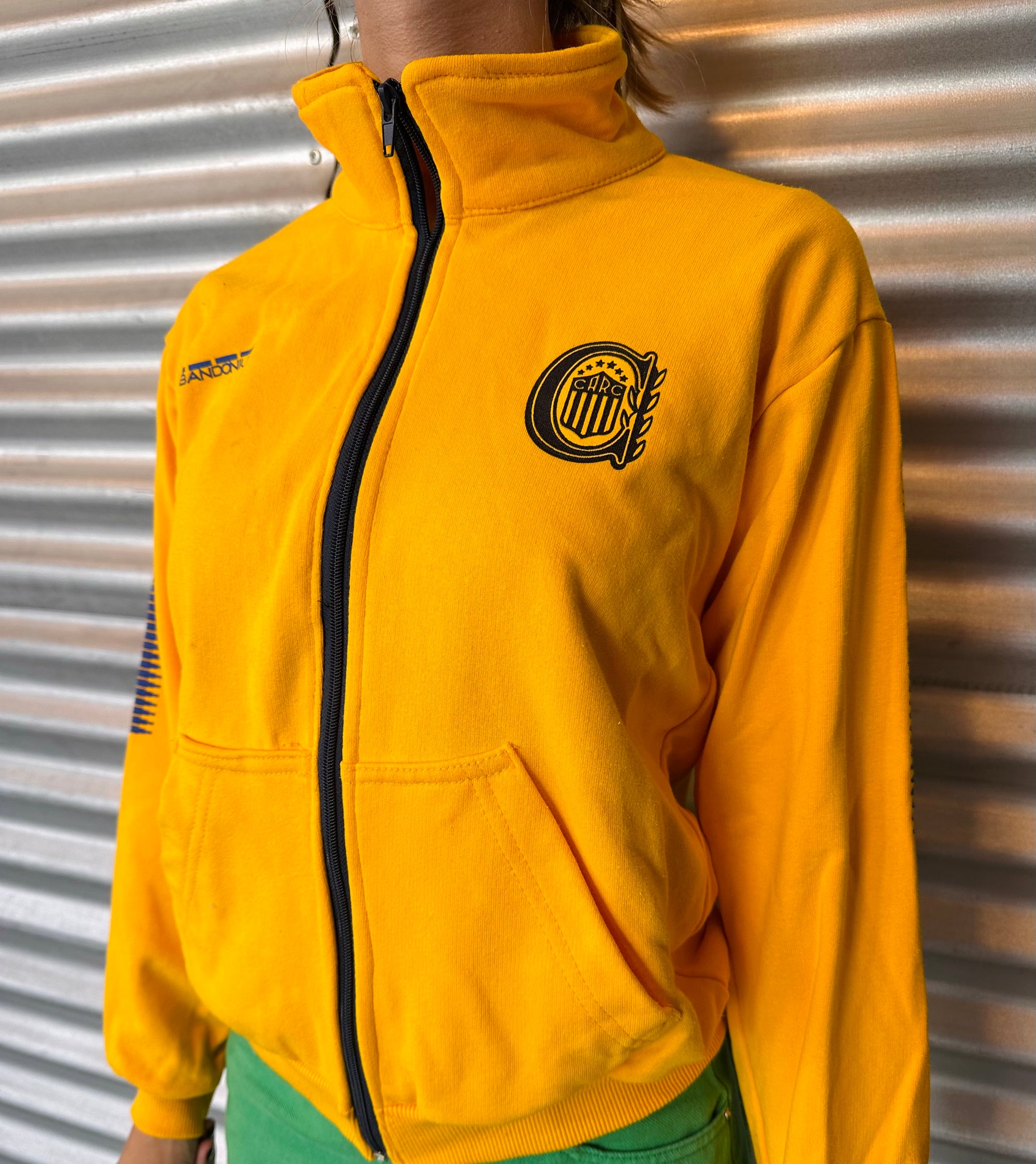 Campera Cuello Polo Niño/ Niña Rosario Central Oblicuo