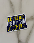 Calco El Pueblo es Hincha de Central