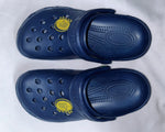 Crocs Azules Escudo