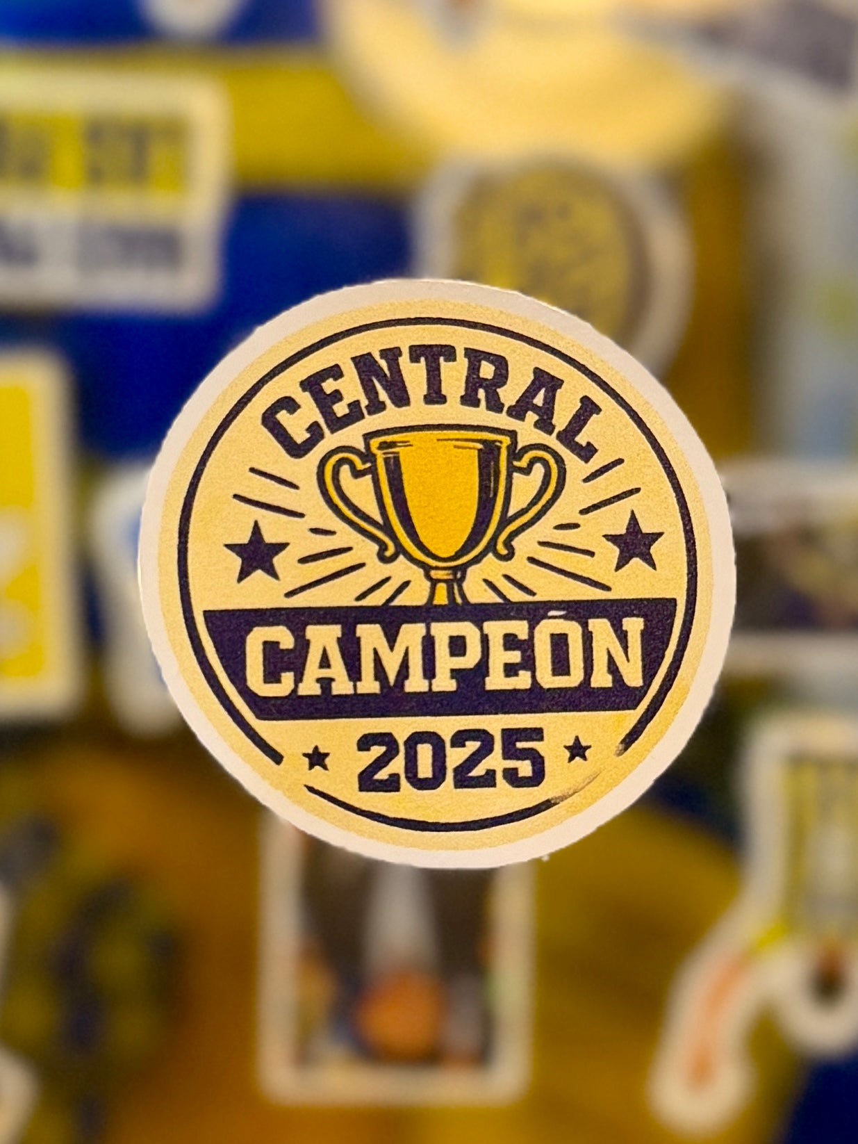Calco Parche Campeón Redondo
