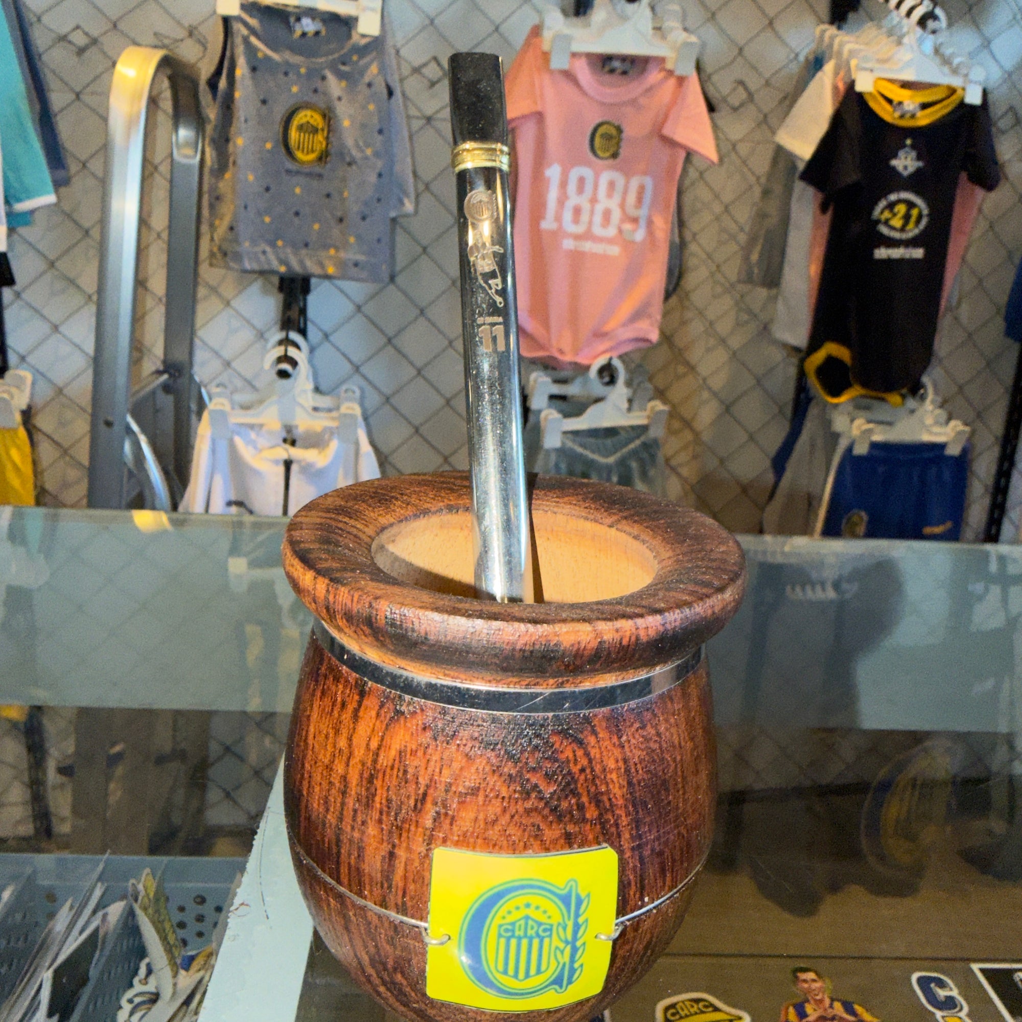 Mate madera rustico