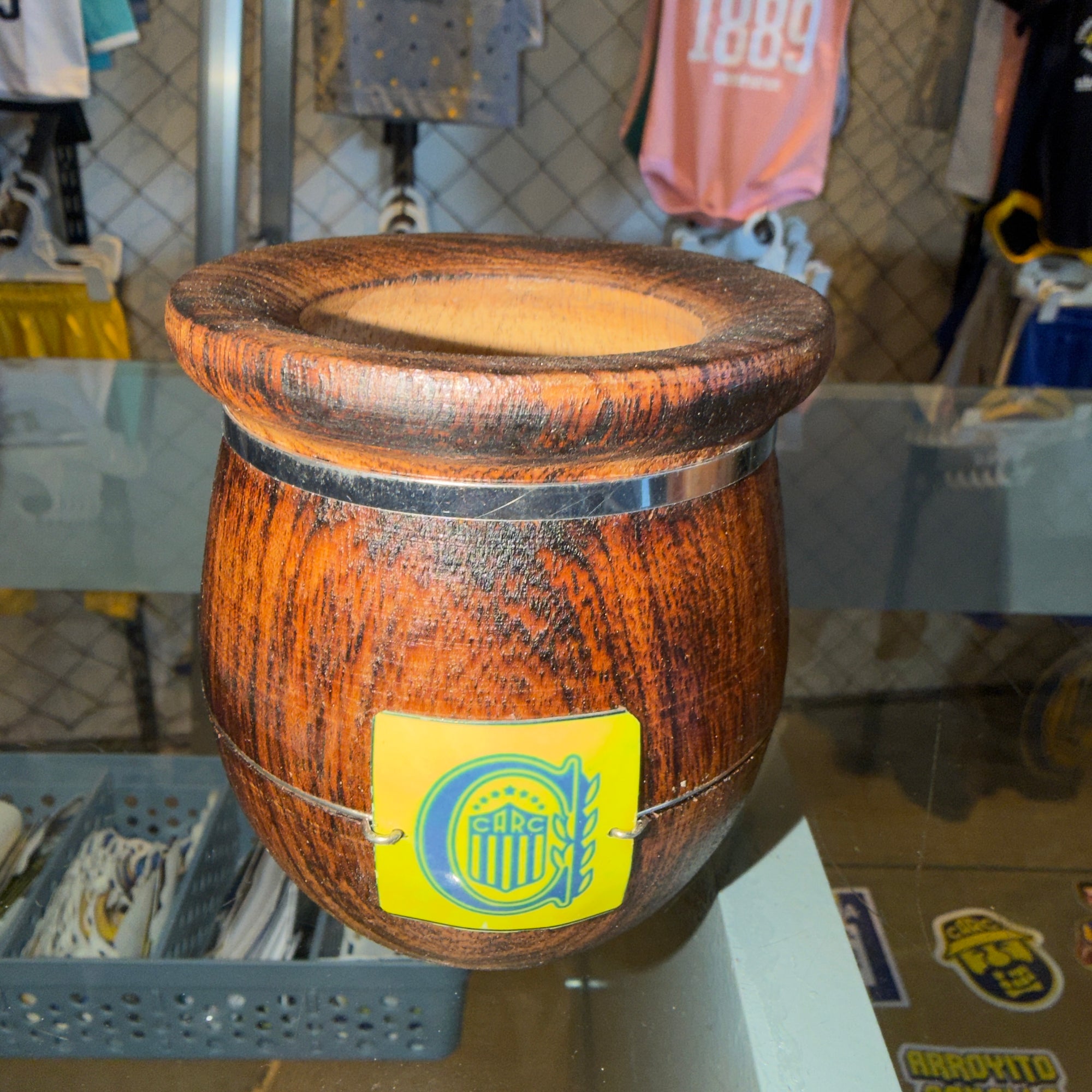 Mate madera rustico