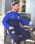 Pantalon Deportivo Frisado Azul