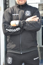 Campera Cuello Polo Negra
