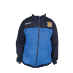 Campera Cuello Polo Hombre Combinada Escudo Bordado