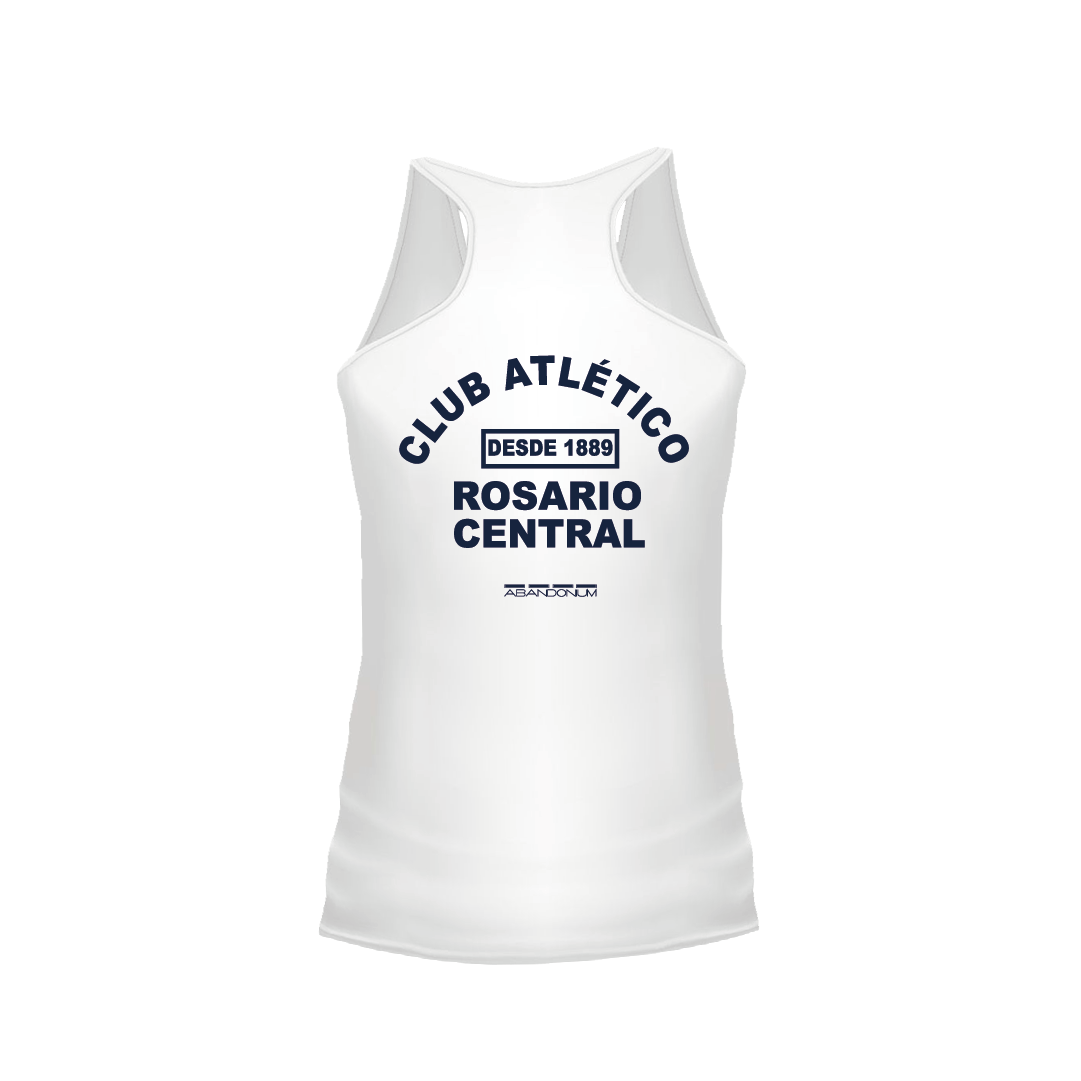 Musculosa Dama Rosario Central Oblicuo