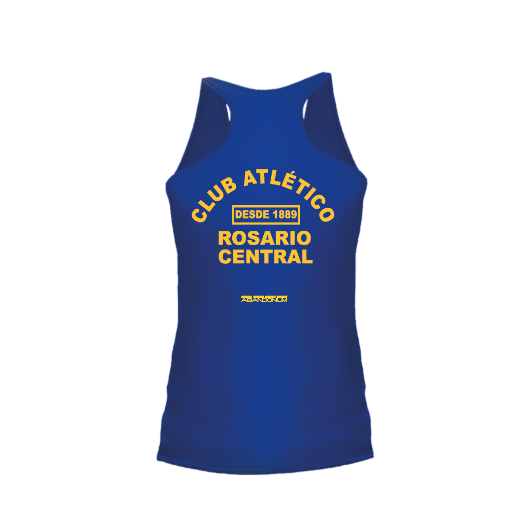 Musculosa Dama Rosario Central Oblicuo